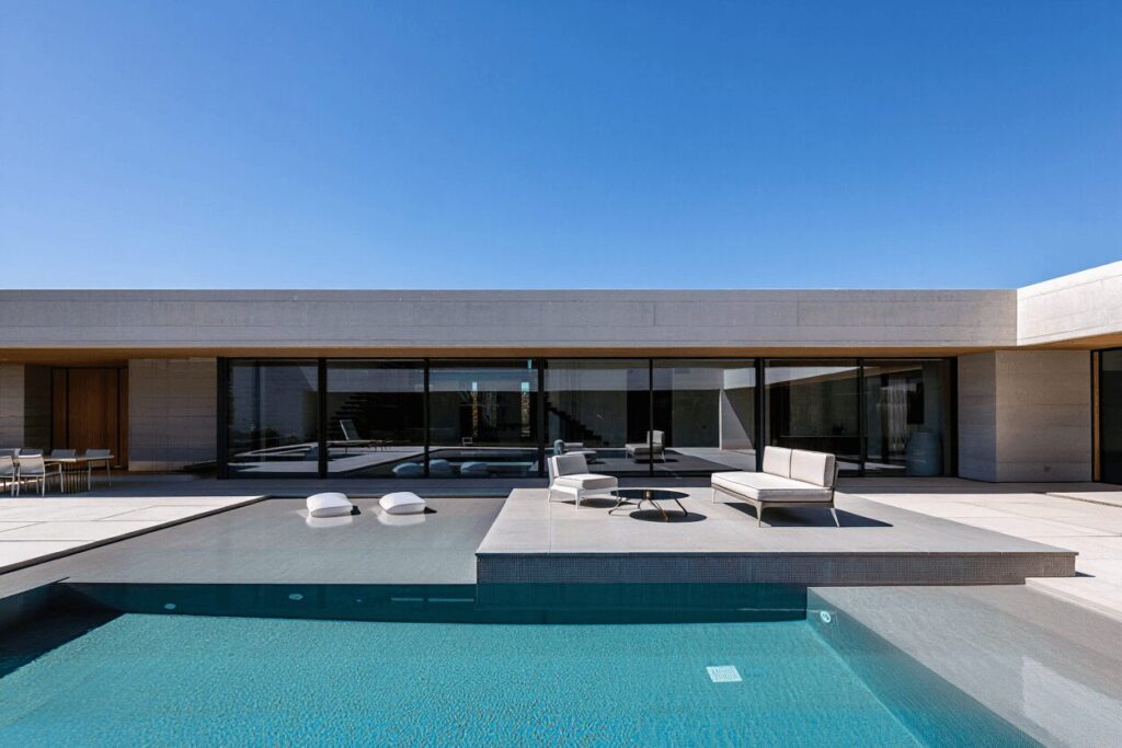 AtMédia : L’agence créative qui transforme vos idées en réalités marquantes à Orléans 3 Piscine design contemporain