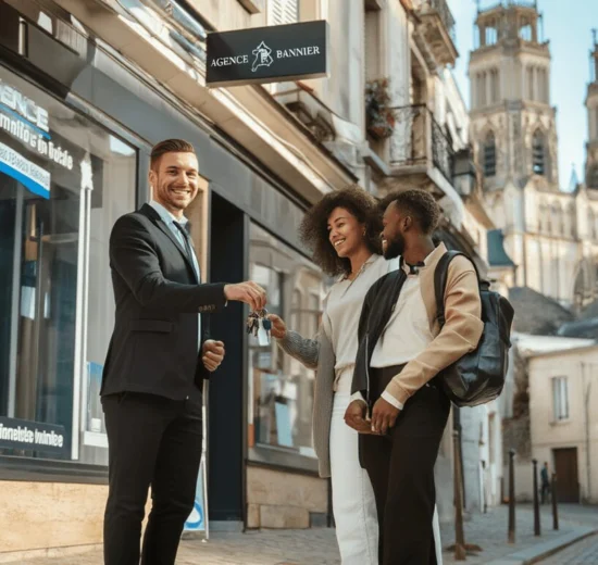 Location meublée à Orléans : la solution clé en main avec Agence Bannier 2 agence bannier remise des cles